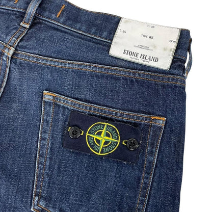 Stone Island SS 2013 Navy Blue RE-T Fit Denim Jeans