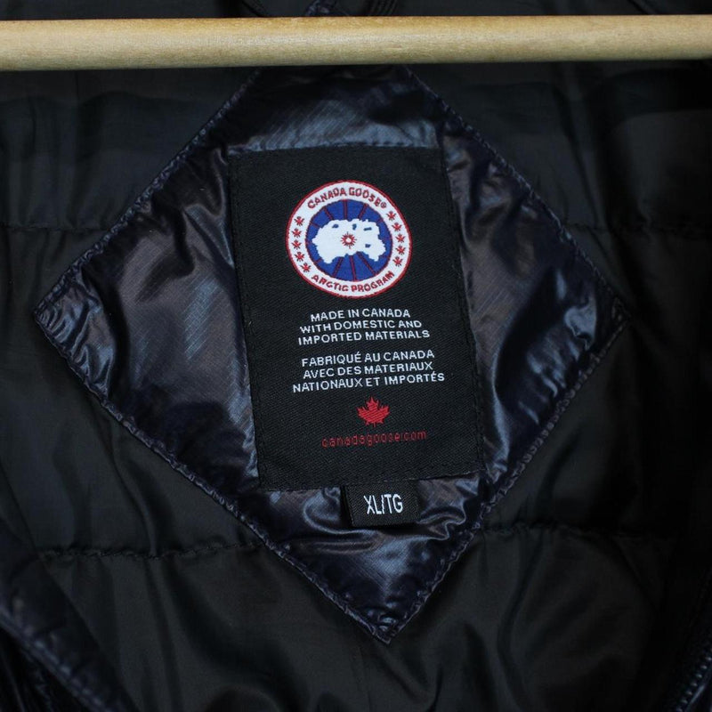 Canada Goose Navy Blue Hybridge Lite Full Zip Down Jacket