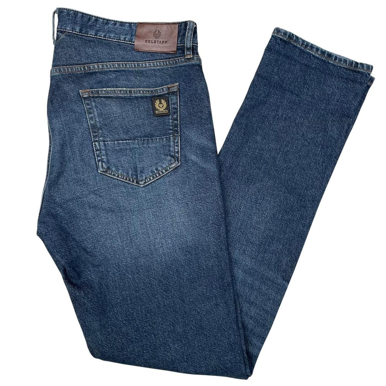 Belstaff Longton Navy Blue Slim Fit Denim Jeans