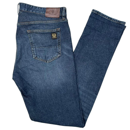 Belstaff Longton Navy Blue Slim Fit Denim Jeans