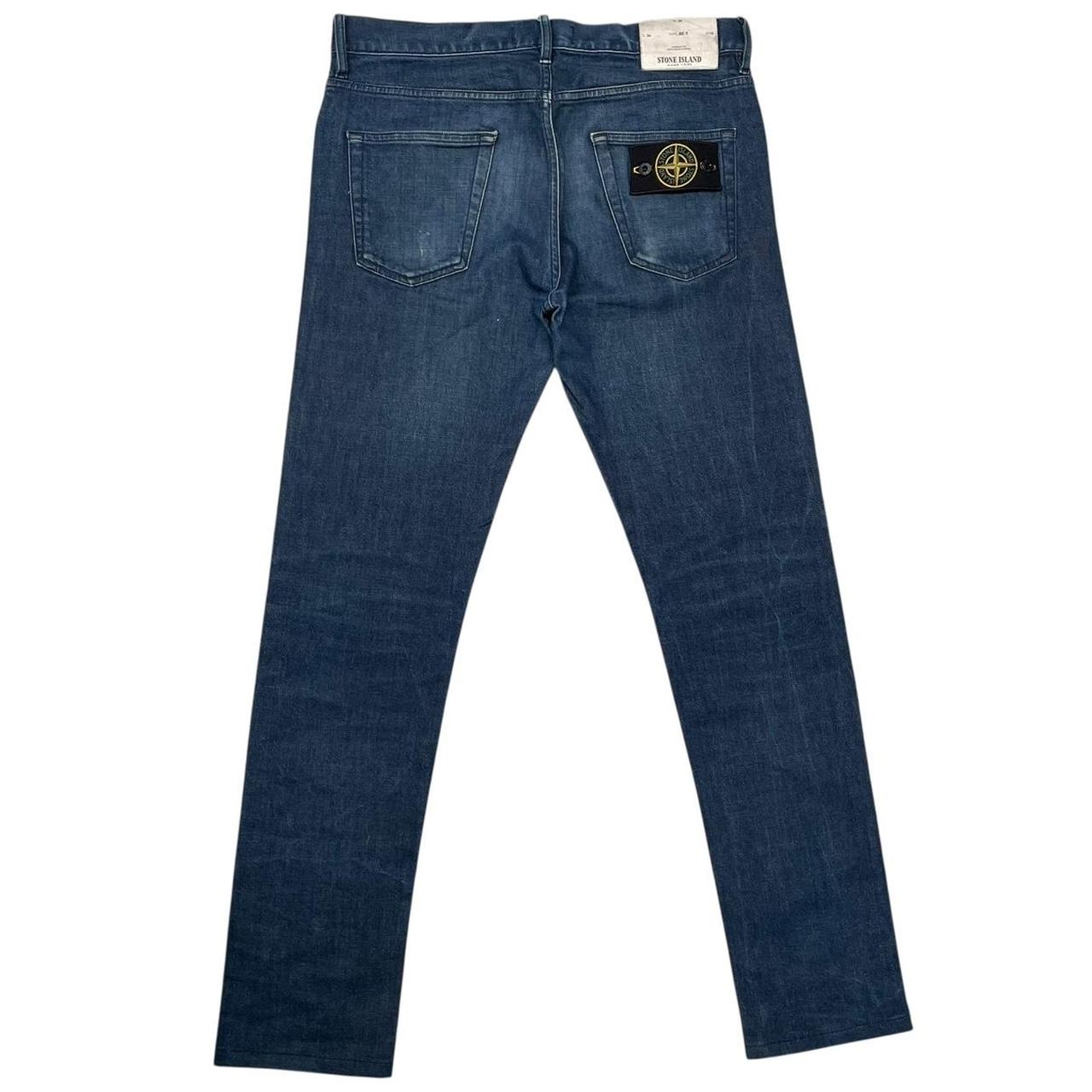 Stone Island SS 2016 Navy Blue RE-T Fit Denim Jeans