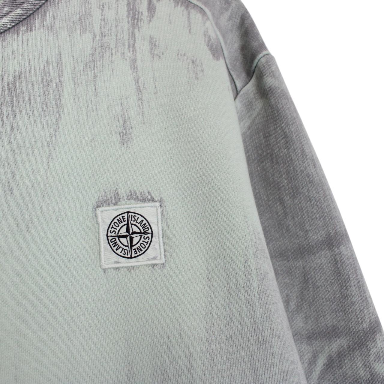 Stone Island SS 2018 Green Hand Corrosion Sweatshirt Jumper