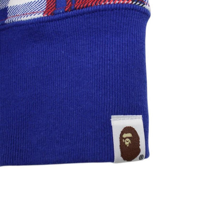 Bape London Store Multicoloured Check RLX Crew Neck Logo Print Sweatshirt Jumper