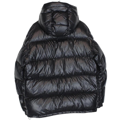 Moncler Ecrins Black Full Zip Hooded Down Jacket