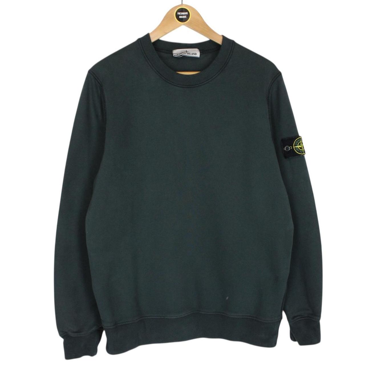 Stone Island AW 2022 Dark Green Cotton Sweatshirt Jumper