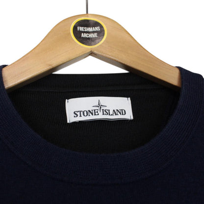 Stone Island AW 2016 Navy Blue Wool Knit Jumper