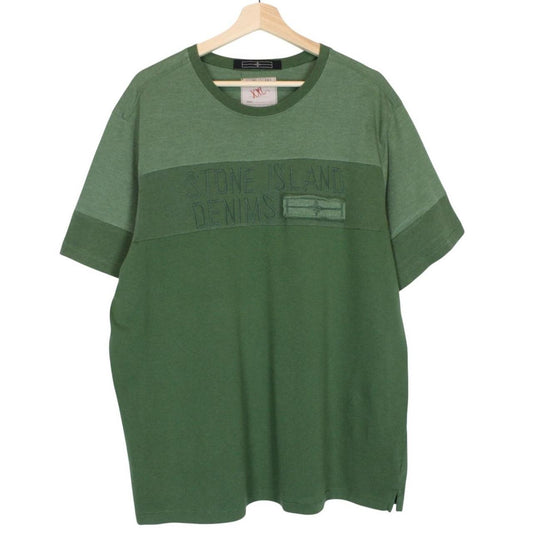 Stone Island Denims SS 2008 Green Short Sleeve Cotton T-Shirt