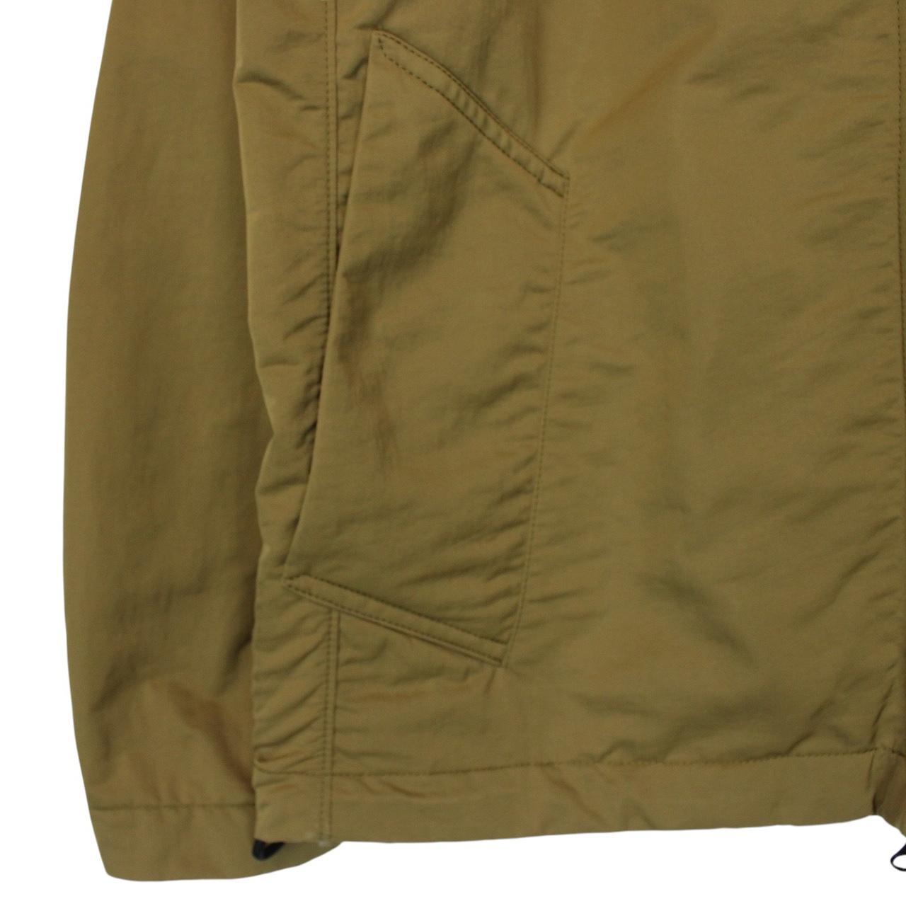 Stone Island SS 2023 Tan Brown Hyper Dense Nylon Raso Full Zip Jacket