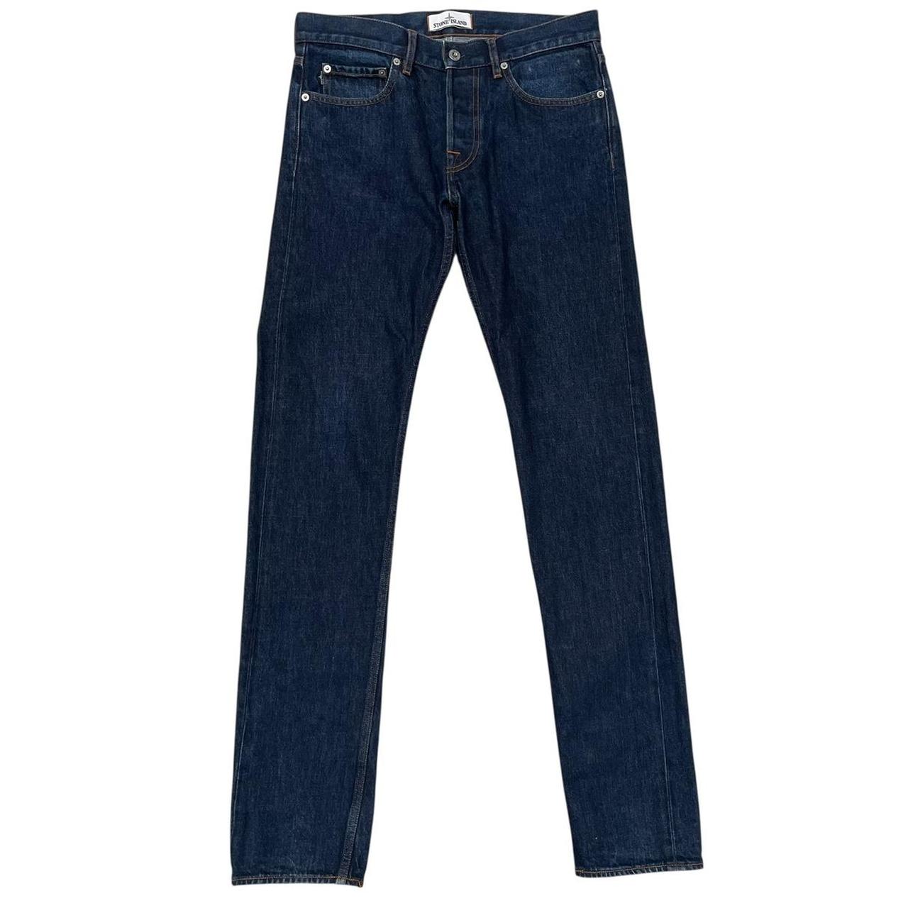 Stone Island SS 2017 Navy Blue Slim Fit Denim Jeans