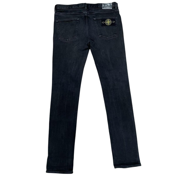 Stone Island AW 2018 Black Skinny Fit Denim Jeans