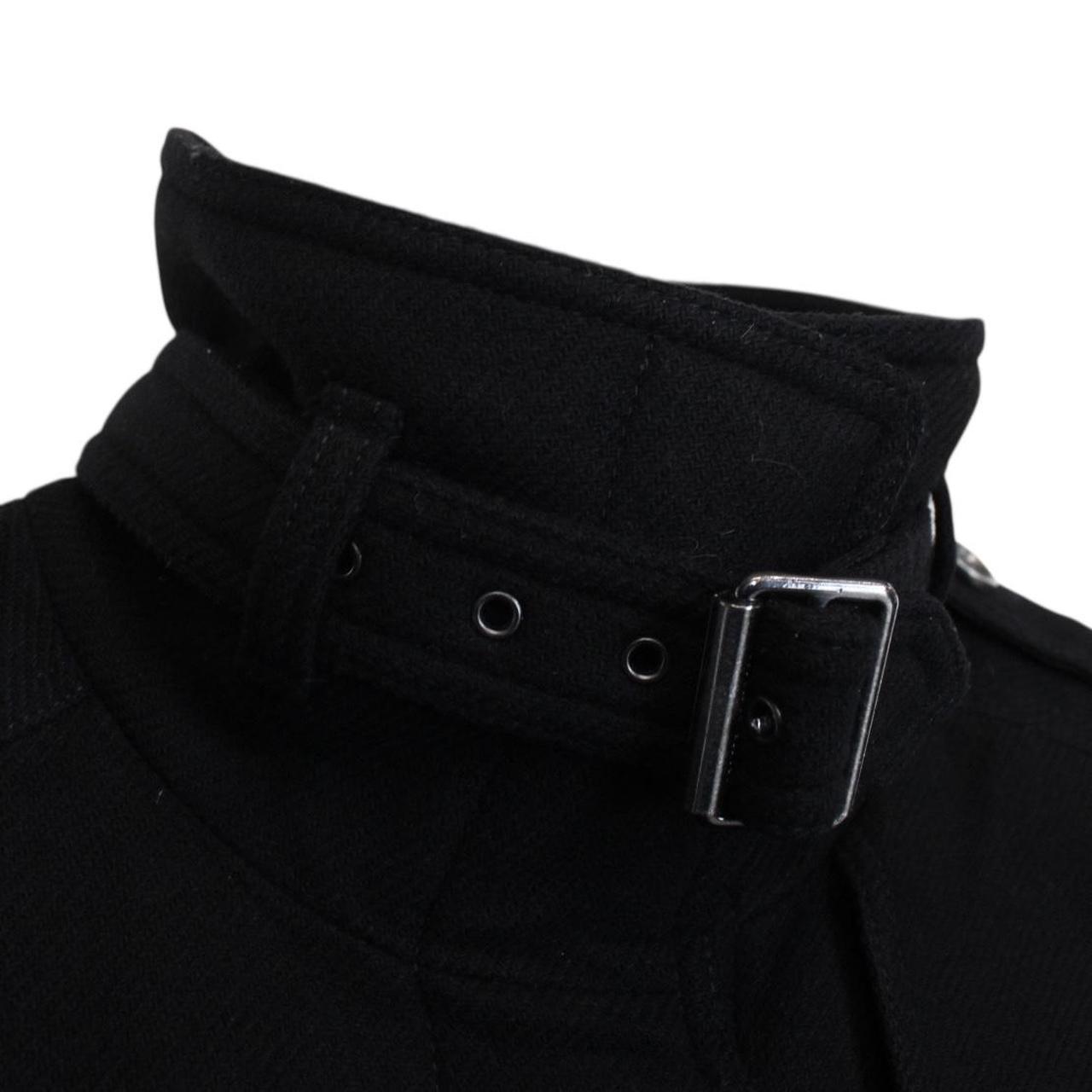 Burberry Brit Black Cashmere Wool Blend Coat