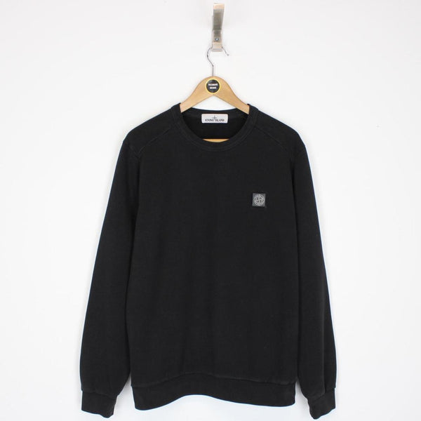 Stone Island AW 2014 Black Compass Cotton Sweatshirt Jumper