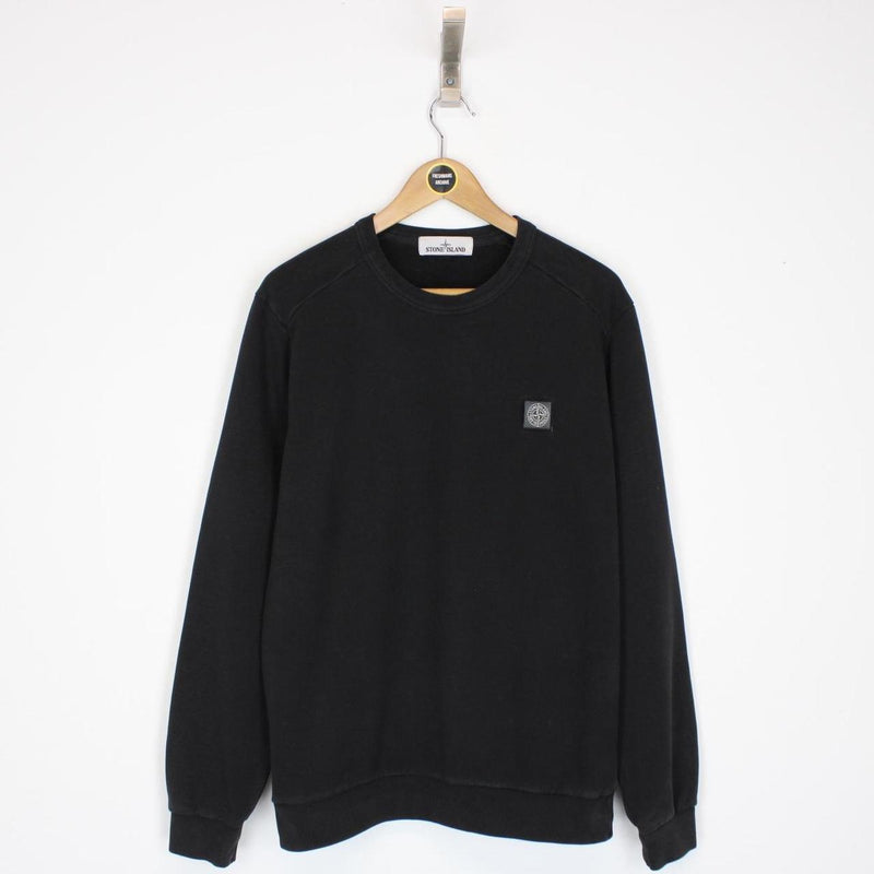 Stone Island AW 2014 Black Compass Cotton Sweatshirt Jumper