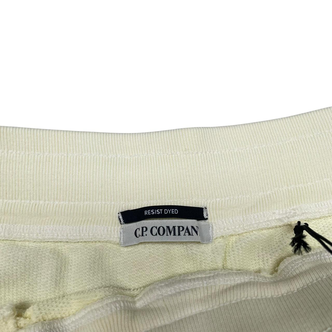 CP Company Yellow Cotton Resist Dyed Jogger Shorts
