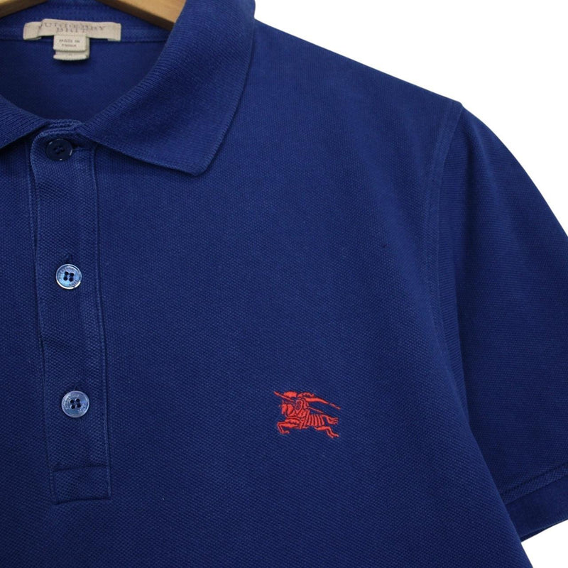 Burberry Brit Blue Short Sleeve Cotton Polo Shirt