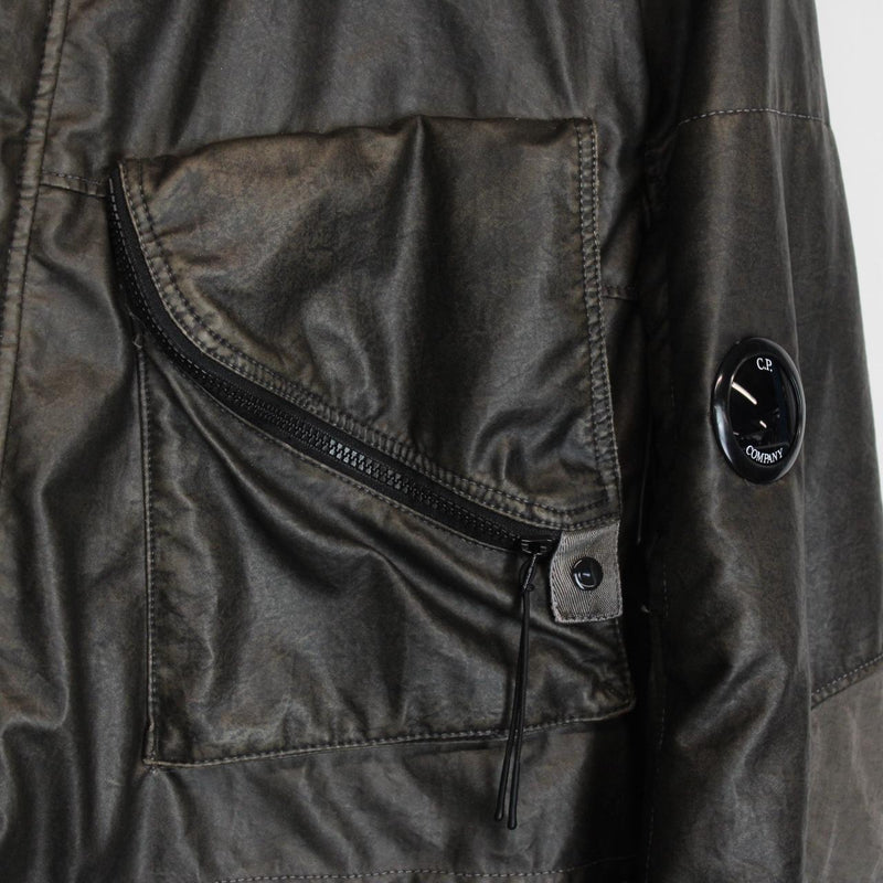 CP Company Khaki Green Nyber Quilted Field Jacket