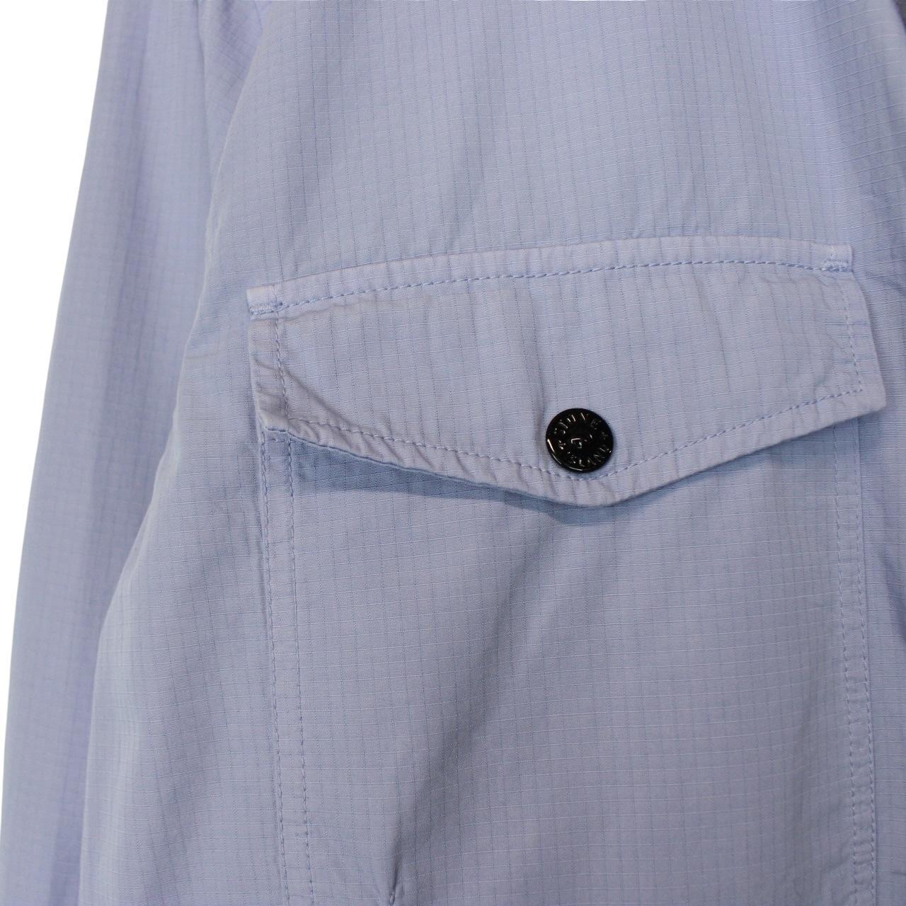 Stone Island SS 2019 Lilac Cotton Ripstop Overshirt Jacket