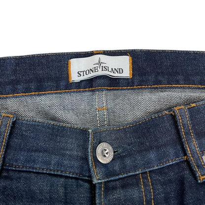 Stone Island SS 2017 Navy Blue RE-T Fit Denim Jeans