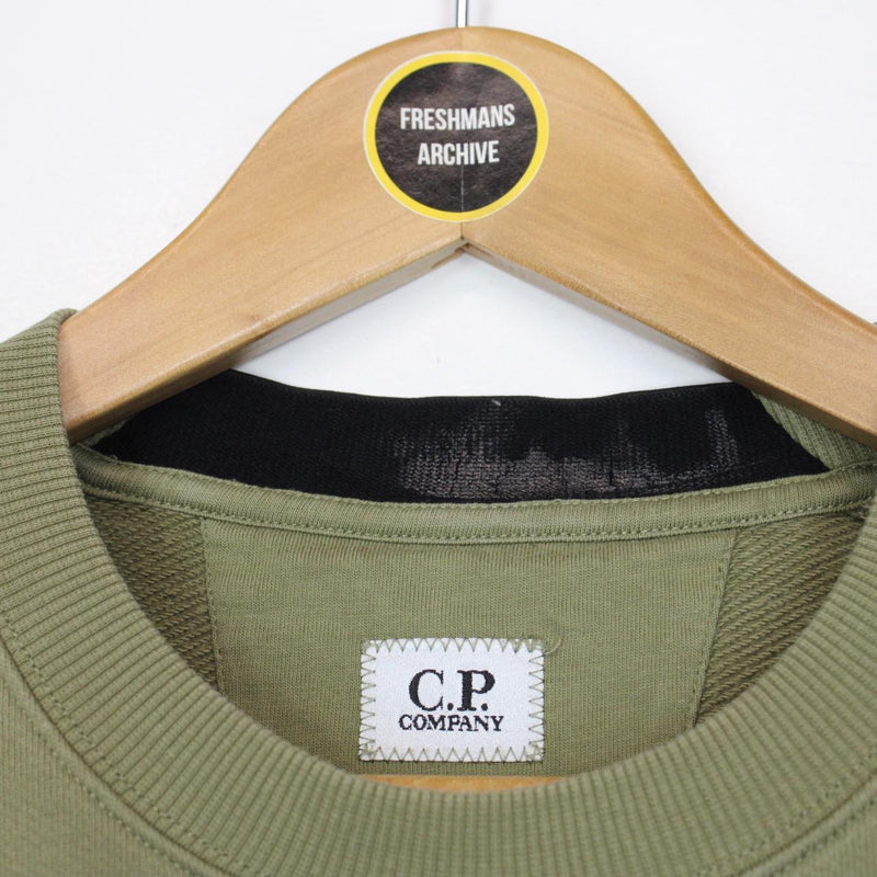 CP Company Green Goggle Sweatshirt Jumper