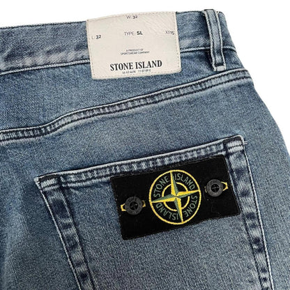 Stone Island Blue Slim Fit Denim Jeans