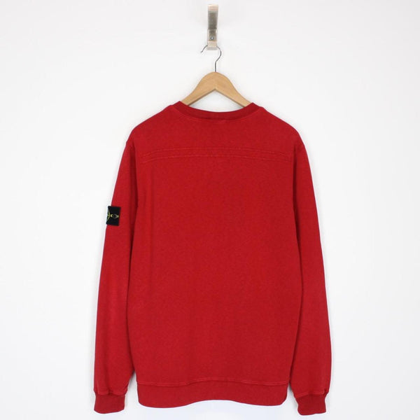 Stone Island SS 2019 Red Cotton Sweatshirt Jumper