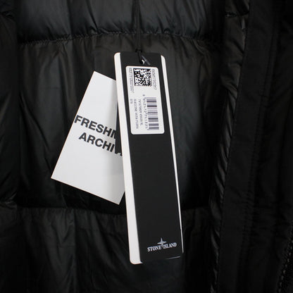 Stone Island AW 2023 Black Micro Twill Down Parka Jacket