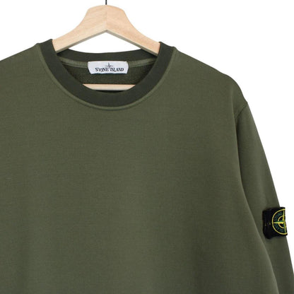 Stone Island AW 2019 Green Cotton/Nylon Sweatshirt Jumper