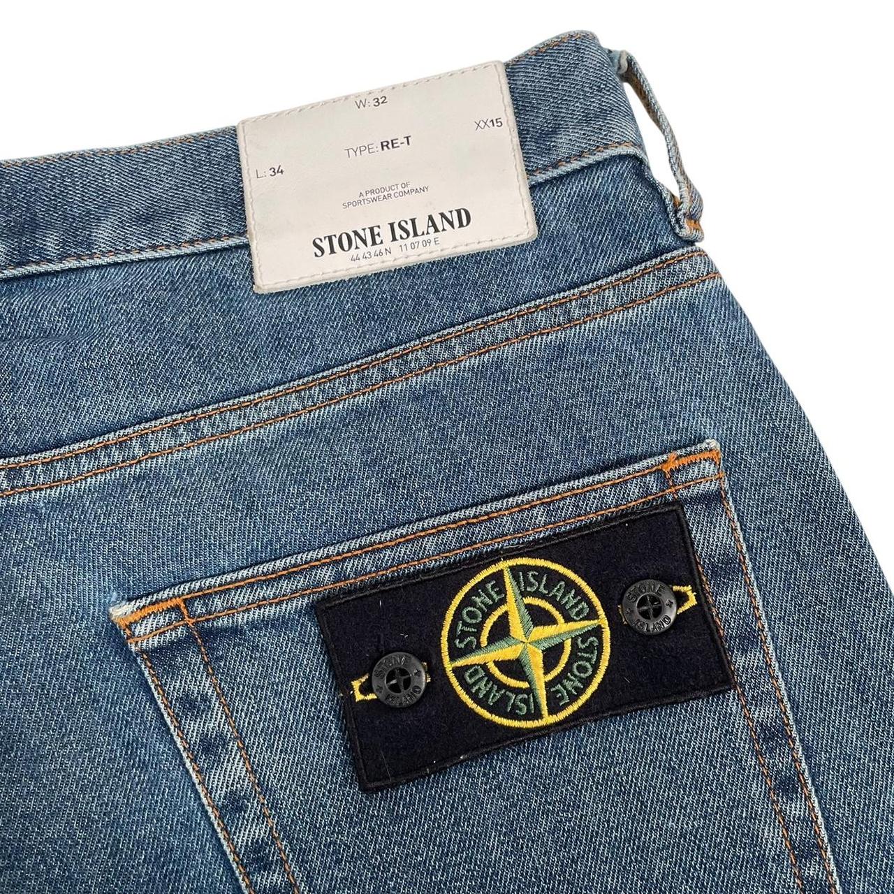 Stone Island AW 2017 Blue RE-T Fit Denim Jeans