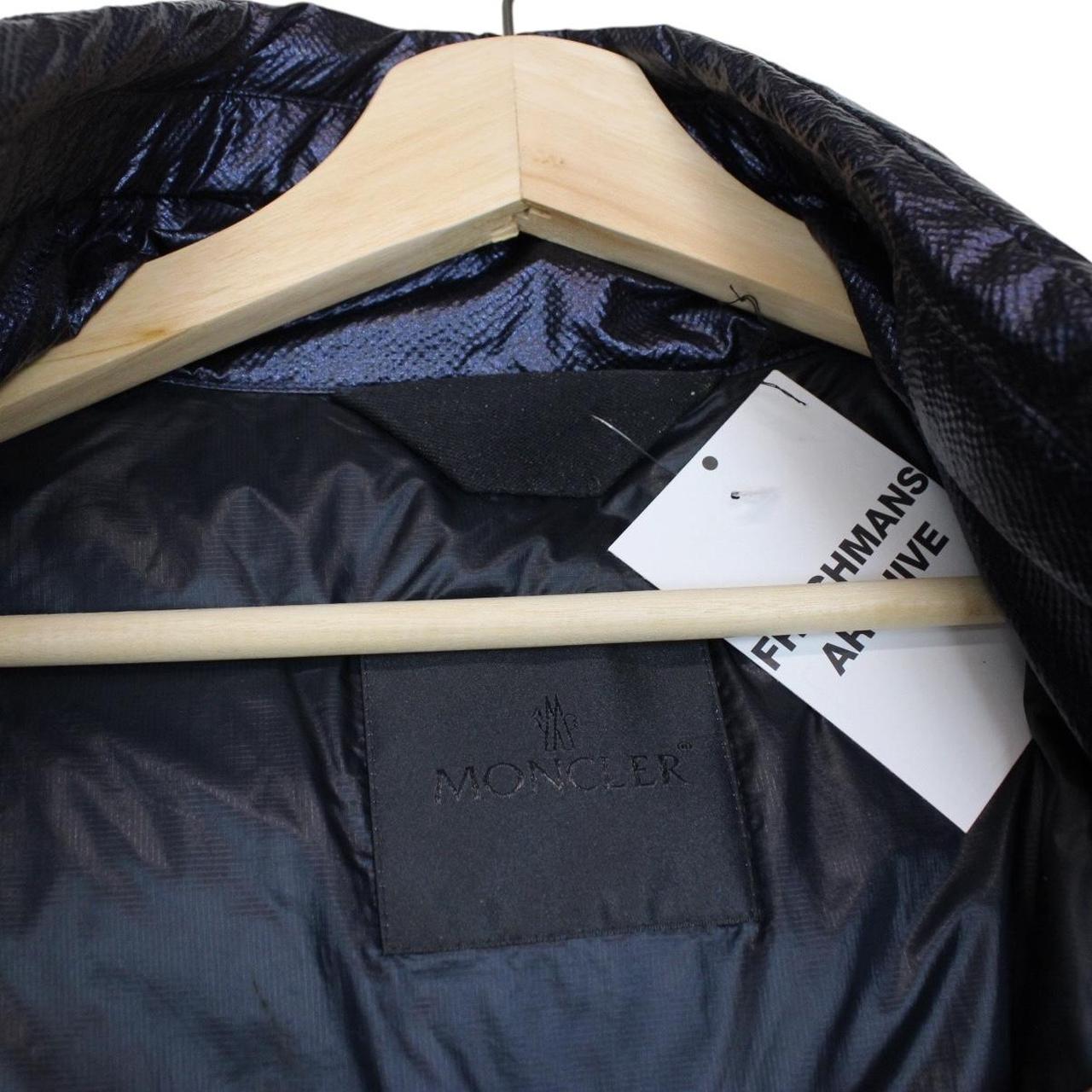 Moncler 2 Genius 1952 Metallic Navy Blue Idir Down Gilet / Bodywarmer