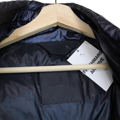 Moncler 2 Genius 1952 Metallic Navy Blue Idir Down Gilet / Bodywarmer