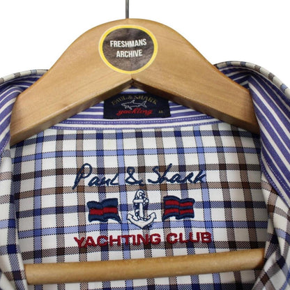 Paul &amp; Shark Multicoloured Check Long Sleeve Cotton Shirt