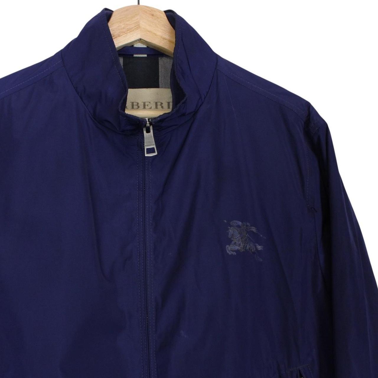 Burberry Brit Blue Nova Check Lined Windbreaker Jacket