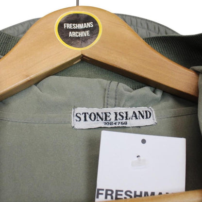Vintage Stone Island AW 2007 Grey Nylon Metal Hooded Jacket