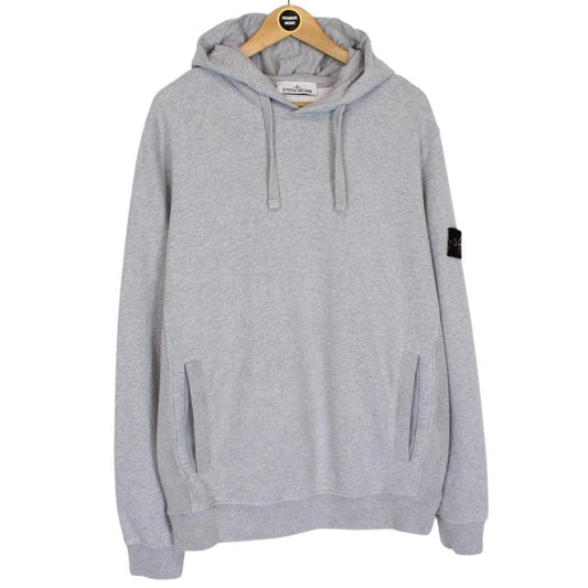 Stone Island AW 2024 Grey Cotton Hoodie Jumper