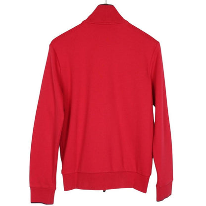Moncler Maglia Cardigan Red Full Zip Cotton Sweatshirt Jumper