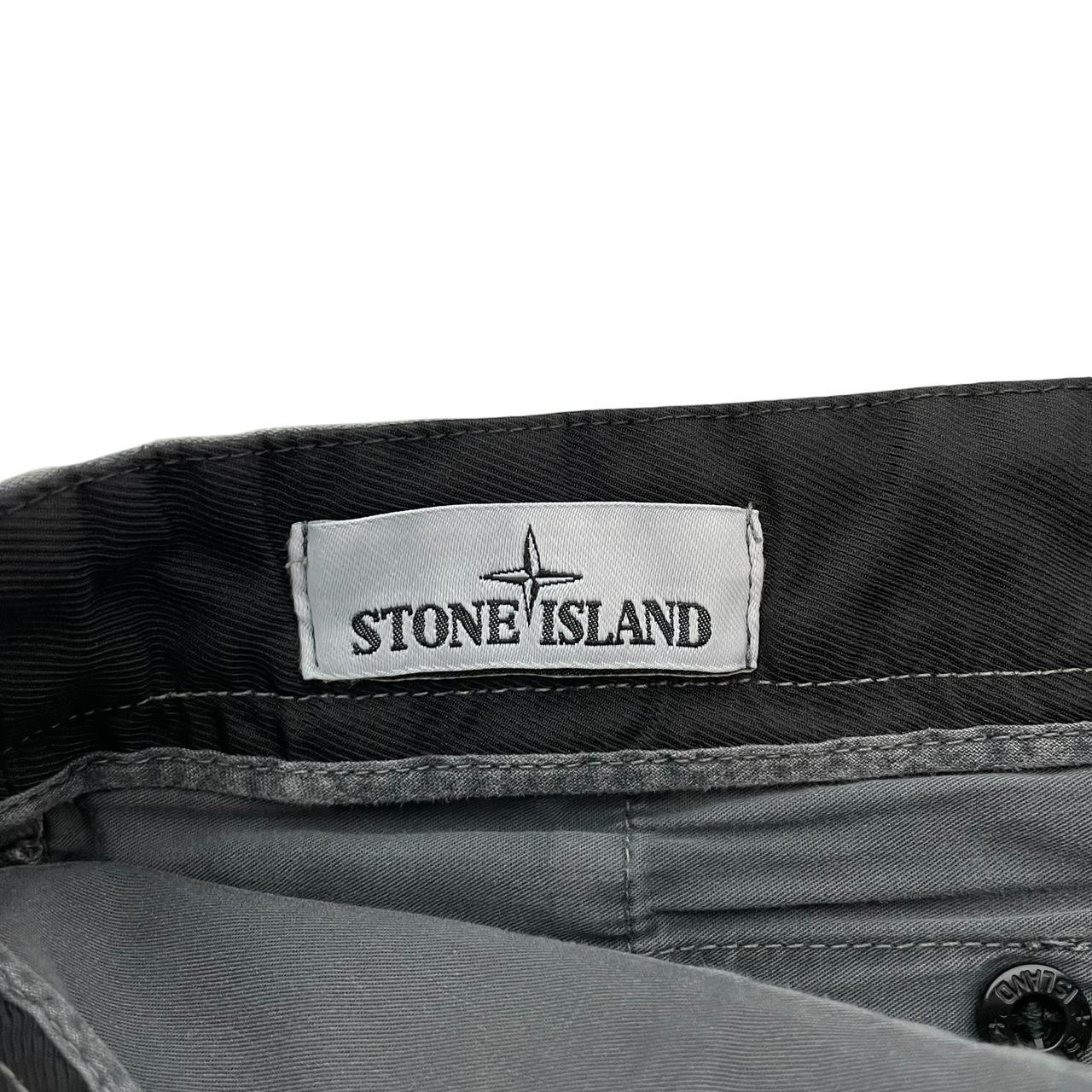 Stone Island AW 2019 Grey Skinny Fit Cargo Trousers
