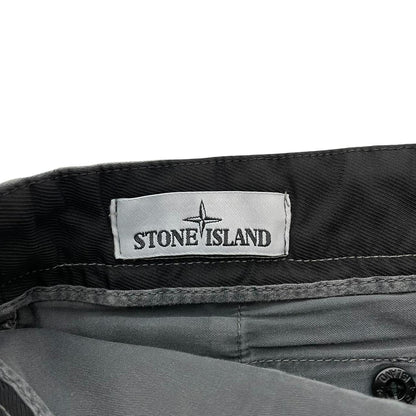 Stone Island AW 2019 Grey Skinny Fit Cargo Trousers