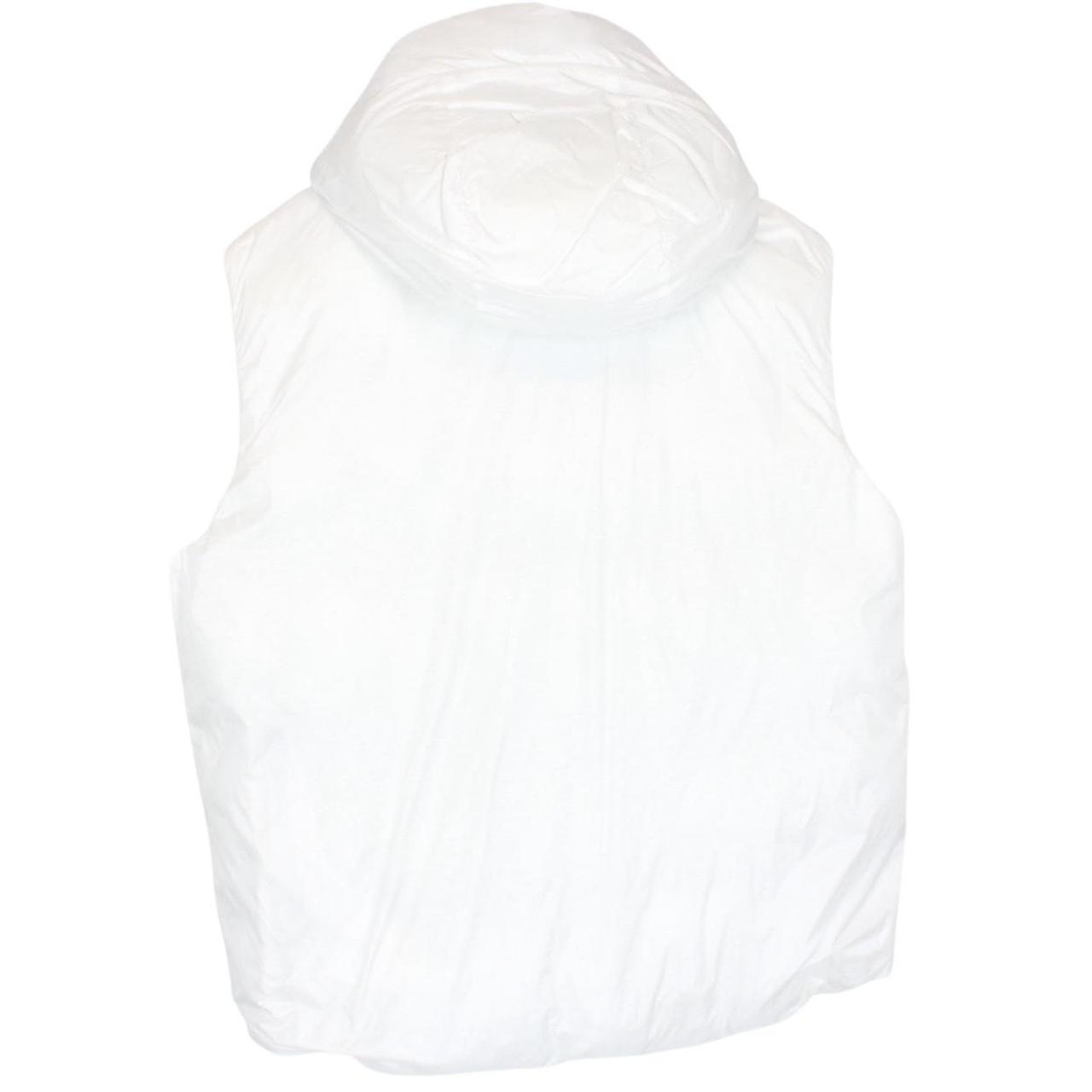 Emporio Armani White Reversible Hooded Down Gilet / Bodywarmer