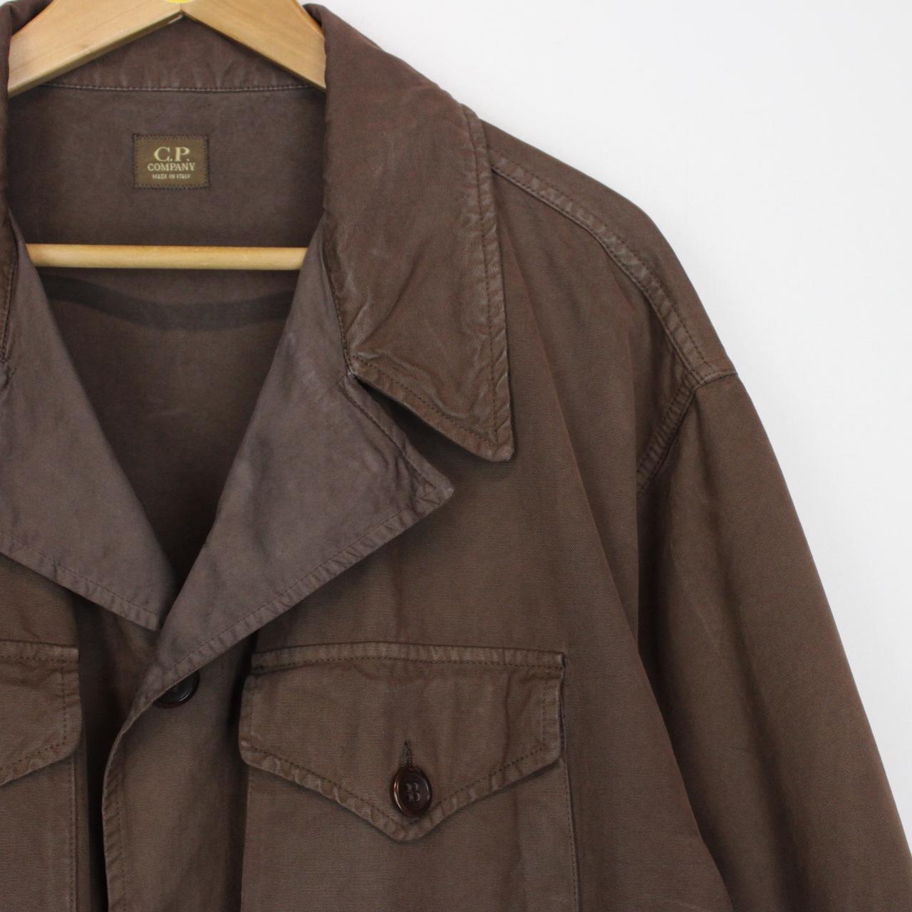 Vintage CP Company SS 1993 Brown Cotton Multi Pocket Field Jacket