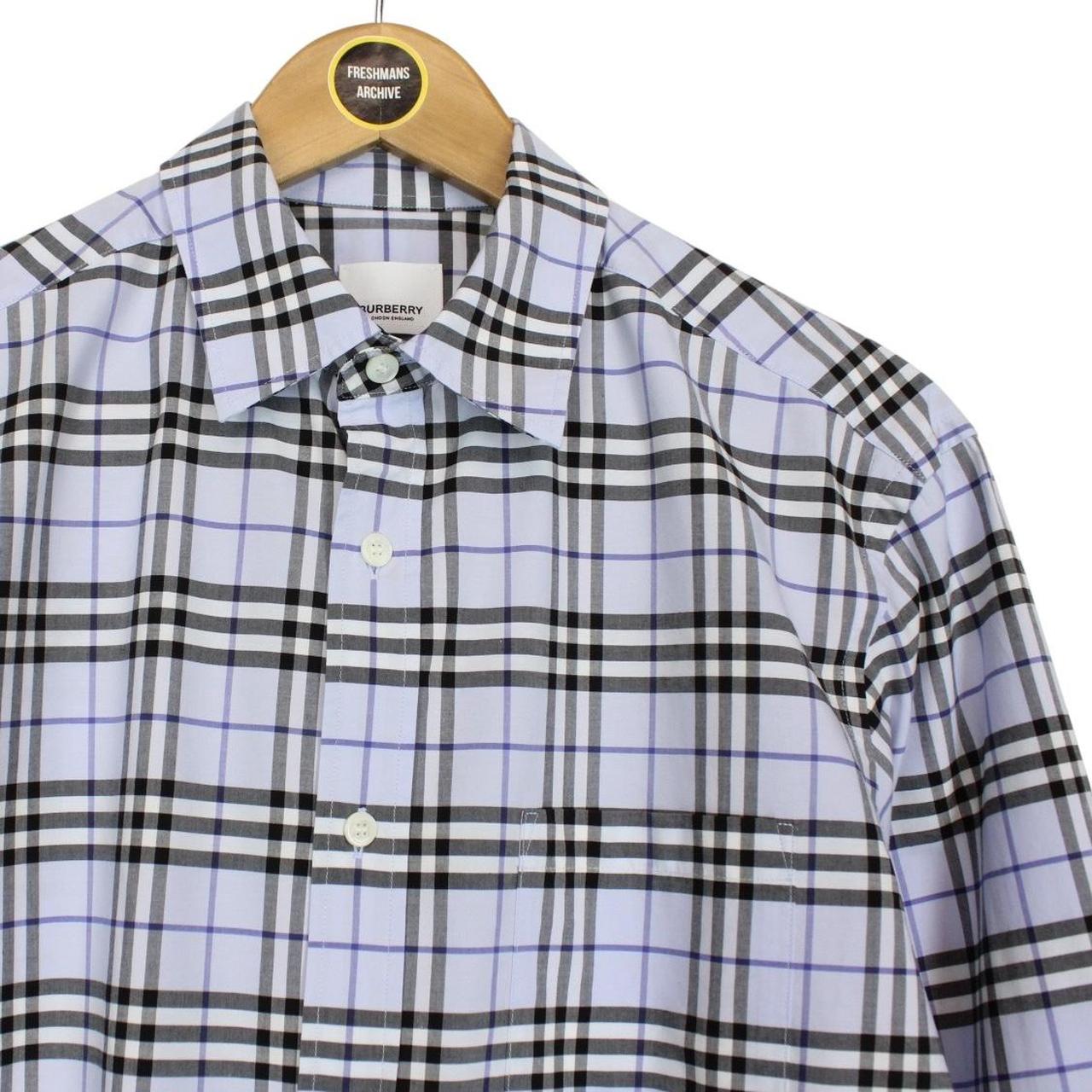 Burberry London Light Blue Nova Check Long Sleeve Shirt