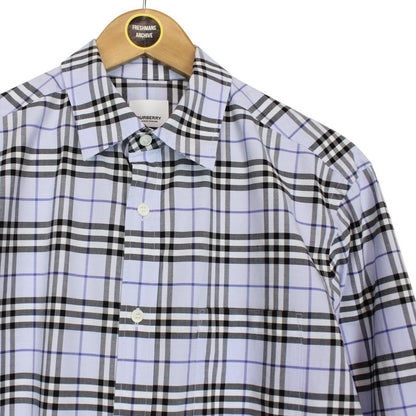 Burberry London Light Blue Nova Check Long Sleeve Shirt