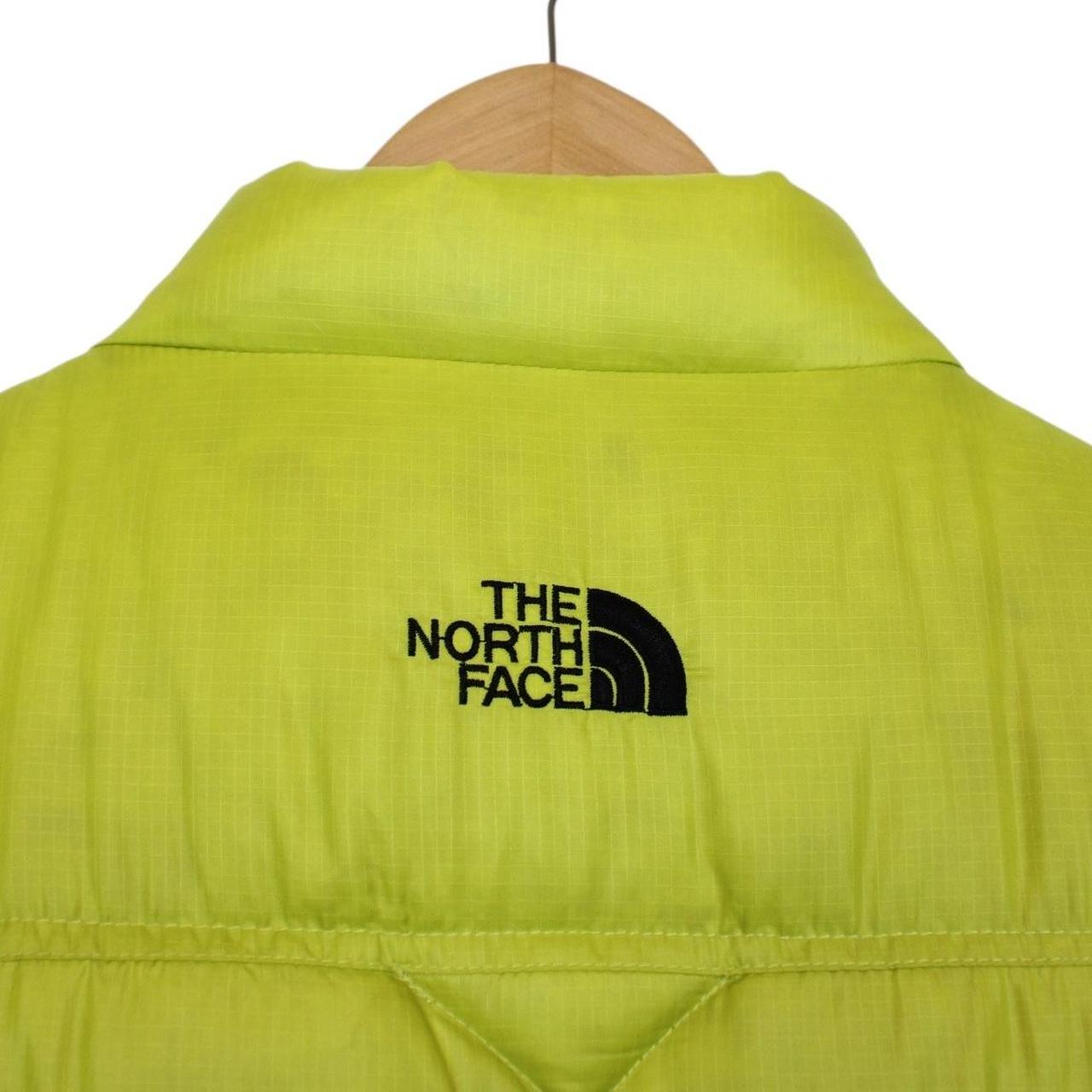 Vintage 90s The North Face Green Full Zip Down Gilet / Bodywarmer