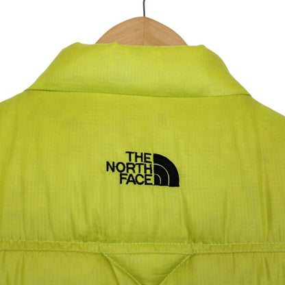 Vintage 90s The North Face Green Full Zip Down Gilet / Bodywarmer