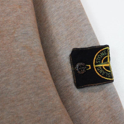 Stone Island AW 2020 Orange Dust Treatment Crew Neck Sweatshirt Jumper