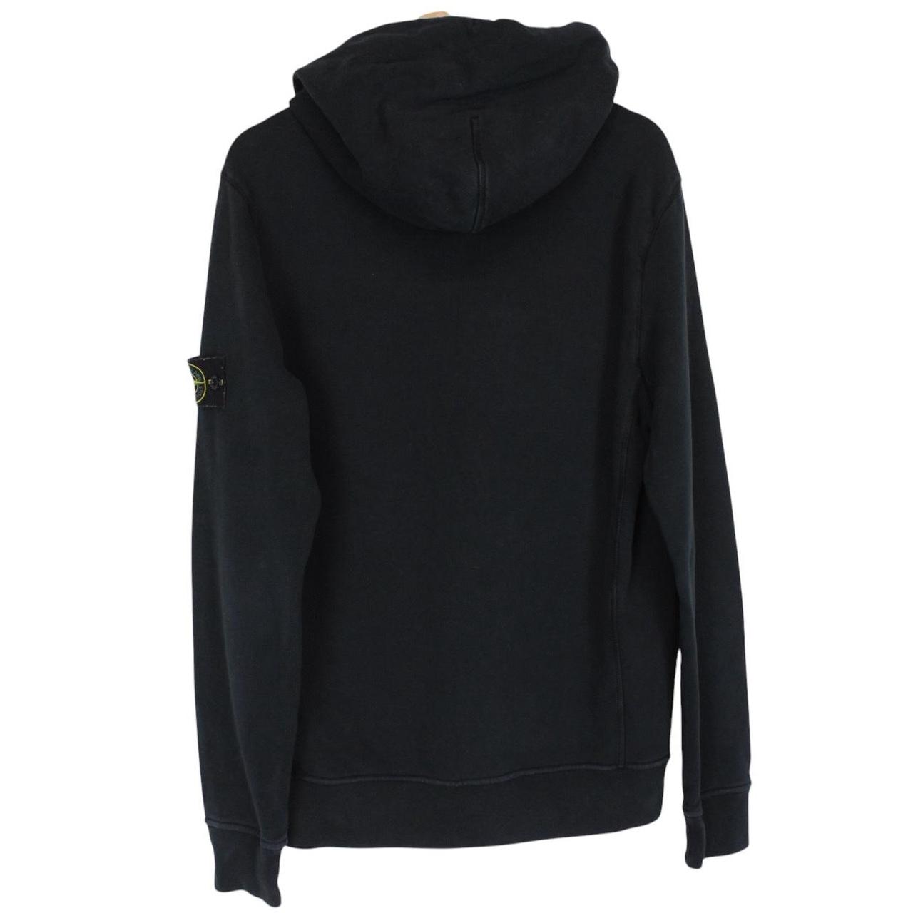 Stone Island AW 2018 Black Cotton Hoodie Jumper