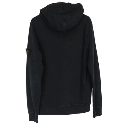 Stone Island AW 2018 Black Cotton Hoodie Jumper