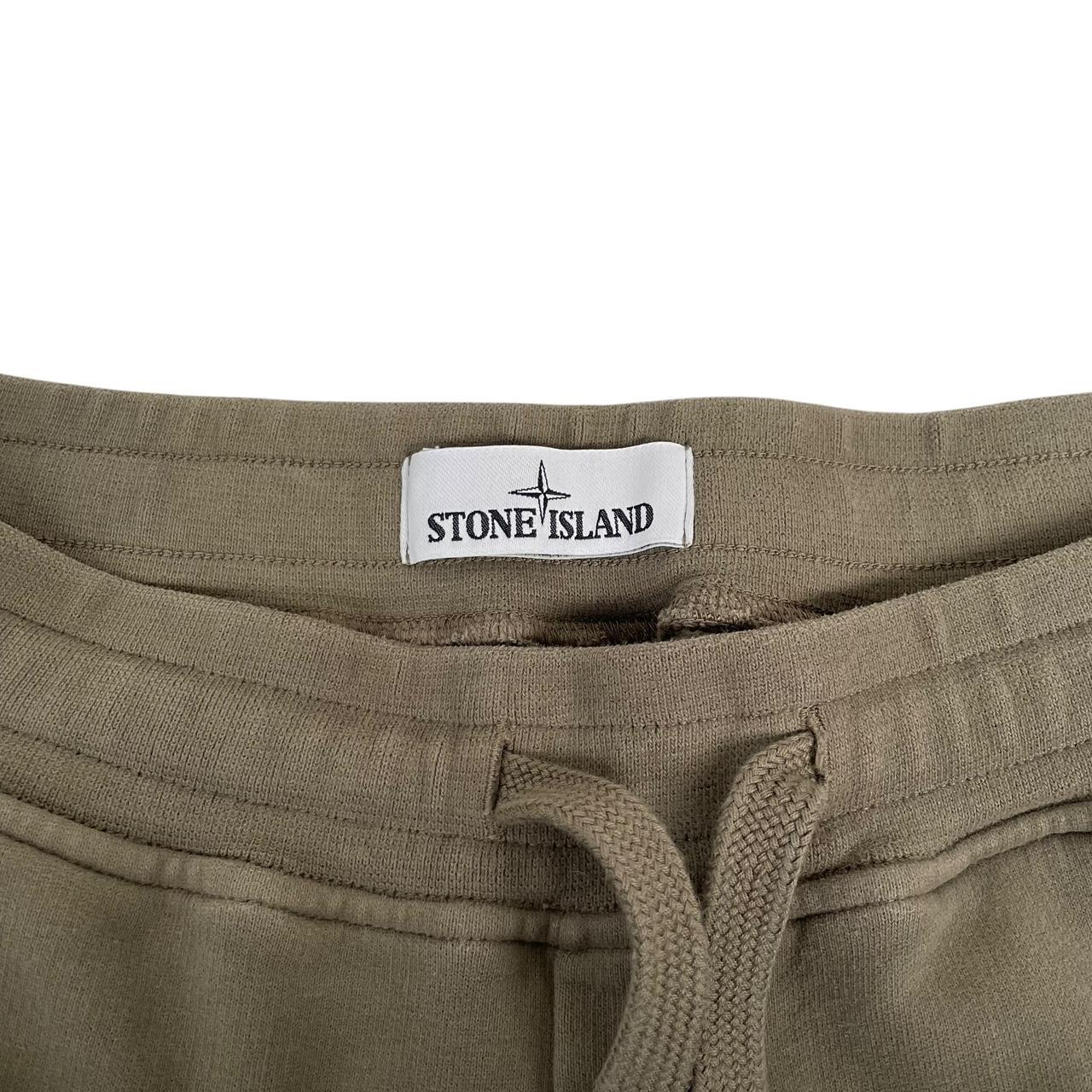 Stone Island AW 2018 Khaki Green Cotton Tracksuit Bottoms / Joggers