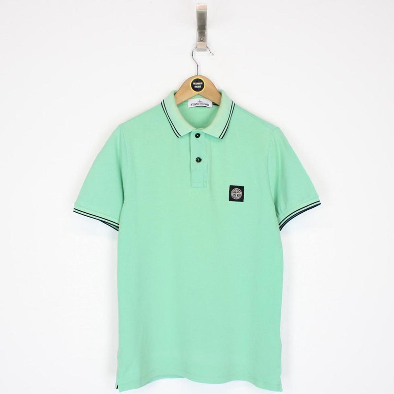 Stone Island Green Short Sleeve Compass Polo Shirt
