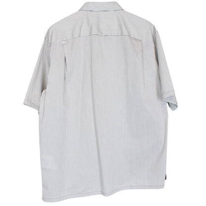 Prada Re-Nylon Stretch Cotton Black and White Hybrid Bowling Shirt