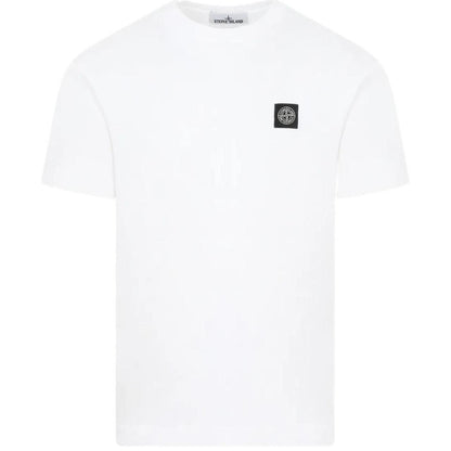 Stone Island SS26 White Short Sleeve 60/2 Compass T-Shirt